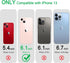 for iPhone 13 Case Clear, Transparent Soft Shockproof Protective Slim Thin Phone Bumper Phone Cases for iPhone 13...