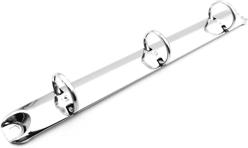 2Pcs Ring Binder Mechanism,3 Round Ring, A5 Half letter Junior Legal Size,20mm Ring Inner Diameter,no boosters,Silver...