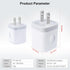 5 Pack Fast Charging USB Wall Charger Brick Power Adapter Cube for iPhone 15/14/13/12/SE/11/11 Pro Max/XR/X/Plus/Mini, iPad, Samsung, Camera, LG, ...