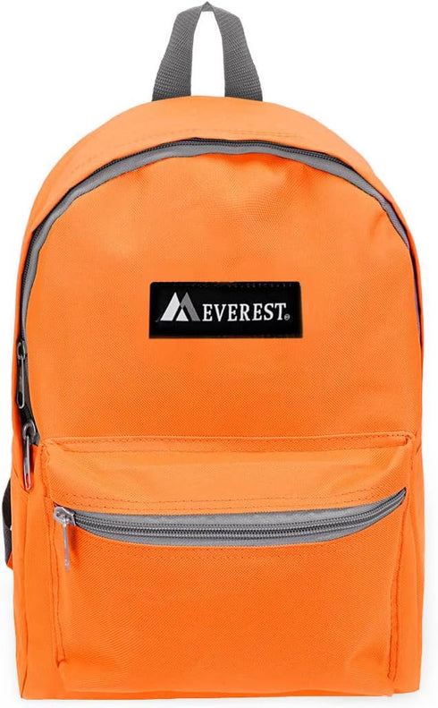 Everest Basic Backpack, Orange, One Size...