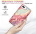 CASEFIV for iPhone 8 Plus/7 Plus/6 Plus/6s Plus Case, Marble Heavy Duty Shockproof Full Body Hard PC+Soft Silicone Drop Protective Women Girls Cas...