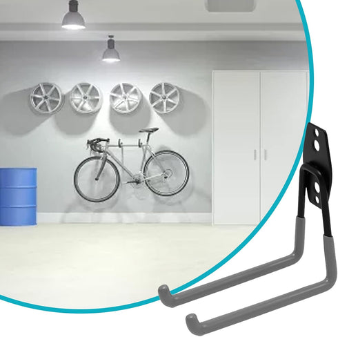 Eagles Garage Double Hooks,Utility Heavy Duty Steel Garage Storage Hooks,Wall Mount Garage Hanger&Organizer for Organizing Bike, Ladder and Garden...