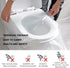 50 PCS Travel Disposable Toilet Seat Cover Waterproof Portable WC Pad Toilet Mat For Baby Pregnant Mom,Independent Packing...