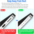 44 Pack Mesh Anti Dust Proof Adhesive Net Sticker with Tweezers, Speaker Dustproof Cover Kit Protects Charging Compatible with iPhone 15 14 13 12 ...