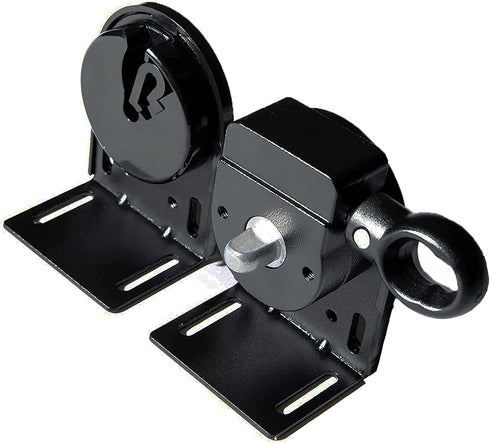 Crodless Bracket,Universal Replacement Installation Accessories for Indoor/Outdoor Sunshade and Roller Blinds(Black)...