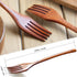 Forks,Wooden Forks, AOOSY 6 Pieces Eco-friendly Japanese Wood Salad Dinner Forks Wooden Forks Set Reusable Handmade Natural Wood Flatware Set for ...