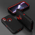Jiunai for iPhone XR Cases Heavy Duty Port Cover Shockproof Protective Bumper Drop Protection Outdoor Dust Proof Dual Layer Rugged Matte Cover Cas...