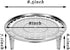Steamer Rack for Cooking,18/8 Stainless Steel Steaming Rack,8.5 Inch Steam Tray with Removable Legs for Steamer Cookware Baking Instant Pressure C...
