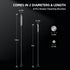 8 Pcs Straw Cleaner Brush Long Cleaning Brushes for Test Tube Stanley Metal Reusable Glass Straws Water Bottle Nipple Small Scrubber - 10''(Rubber...