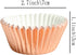 Rose Gold Foil Muffin Cupcake Liners case Baking Cups,Foil Cupcake Liners Standard Baking Cups Pack of 100 …...