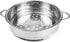 Stainless Steel Steamer Pot 7 Inches Round Cooking Rack Food Steamer Basket Insert for Kitchen Dim Sum Dumplings Bun(18cm)...