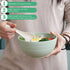 Unbreakable Cereal Bowls 24 oz - Reusable Wheat Straw Bowl - Dishwasher & Microwave Safe- BPA Free - Perfect for Cereal Reusable Dinner Bowls 4 Se...