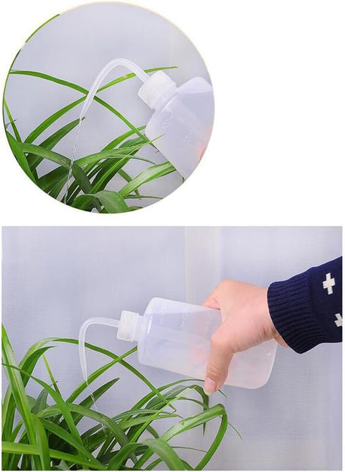2Pcs 1000ml/34oz Plastic Wash Bottle Tatoo Squeeze Wash Bottles with Narrow Mouth Tattoo Wash Bottle Watering Tool for Lab Industry Tattoo Supplie...