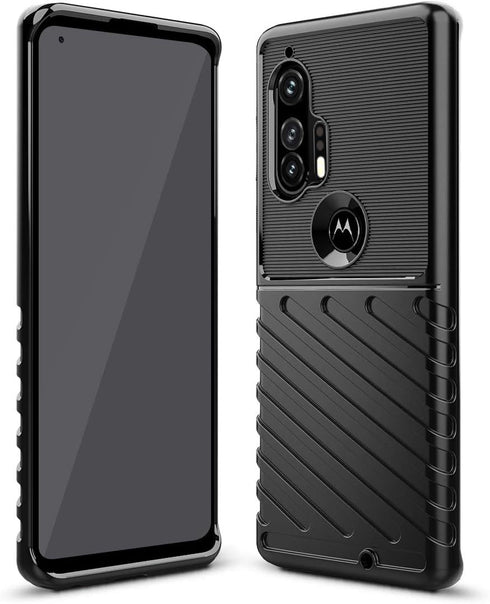 Sucnakp for Moto Edge Plus Case Moto Edge+ Case Shock Absorption Anti Scratch Heavy Duty Durable Drop Protection Cell Phone Cover for Motorola Mot...