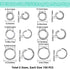 1 Box 600Pcs Round Jump Rings Silver Open Jump Rings Bulk Stainless Steel Hypoallergenic Small Thick Single Loop Ring Connector for Jewelry Making...