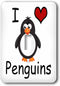 3dRose lsp_123042_1 I Love Penguins Light Switch Cover...
