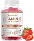 O NUTRITIONS Vitamin B Complex Vegan Gummies with Vitamin B12, B7 as Biotin, B6, B3 as Niacin, B5, B6, B8, B9 as Folate for Stress, Energy and Hea...