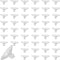 50 Pack Small Suction Cups 25mm, Suction Cups with Holes for Glass Table Tops,Prevent Table Tops Sliding and Home Decoration...