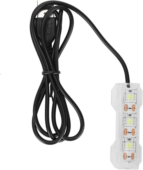 GLOGLOW Aquarium Light, USB Aquarium Light Weight Small Water Plant Light Fish Desktop Mini Decoration Soft LED Lighting Lamp...