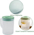 Toguma 2.2 Liter Plastic Water Pitcher Large-Capacity Household Water Jug with Lid, Beverage Container for Hot Cold Juice Tea (Transparent green)...