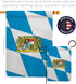 Breeze Decor Bavaria Garden Flag Regional Nation International World Country Particular Area House Decoration Banner Small Yard Gift Double-Sided,...