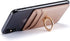 Phone Card Holder with Ring Grip for Back of Phone,Adhesive Stick-on Credit Card Wallet Pocket for iPhone,Android and Smartphones Rosegold...