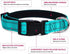 Durable Reflective Dog Collar and Leash set with Double Layer Nylon, Soft Neoprene Padded Dog Collar with 5ft Strong Pet Leash Easy for Medium Lar...