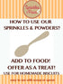 Sprinkles & Paws Liver & Blueberry Sprinkles with Apple Dog Food Topper | Made with Organic Fruit (Powder) | Add to Food or Homemade Biscuits, Low...