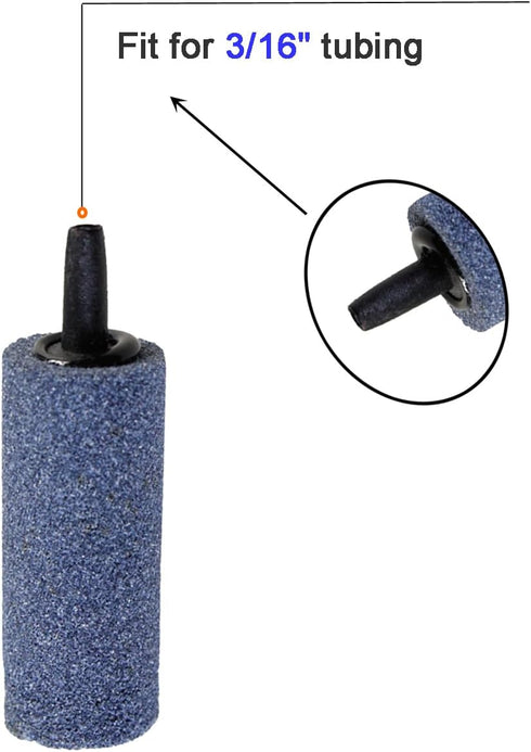 AQUANEAT Aquarium Air Stones 2 inch 12 Pack, Bubble Stone, Fish Tank Airstones, Aerator Stone Bubble Diffuser, Air Pump Accessories for Aquariums,...