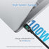 SOOPII 100W 10ft USB C to USB C Cable Fast Charge, Nylon Braided Cable with LED Display for lPhone 15/15 Pro/15 Plus/15 Pro Max,lPad Air,MacBook P...
