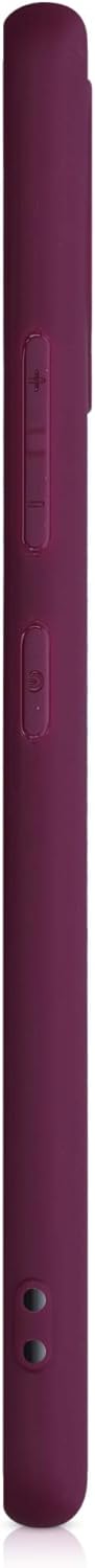 kwmobile Case Compatible with Samsung Galaxy A42 5G Case - Soft Slim Protective TPU Silicone Cover - Bordeaux Violet...