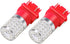 PHINLION 3157 Red LED Light Bulbs, Super Bright 72-SMD 3156 3057 3357 4057 4157 Replacement for Car Truck Rear Brake Stop Tail Turn Signal Blinker...
