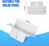 ECO-WORTHY 2 Pack Solar Panel Roof Mounting Aluminum Z Bracket Sets with Nuts and Bolts for RV, Boat, Roof and Other Off Gird Roof Installation(Z ...