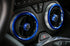 for Camaro Accessories AC Knobs Air Conditioning Outlet Vent Cover Ring Decor for Chevrolet Camaro 2016 2017 2018 2019 2020, Blue Interior Accesso...