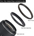 52-58(52mm Lens to 58mm Filter) Step-up Aerometal Camera Lens Filter Adapter Ring?Fire Rock Aviation Aluminum Alloy 52mm-58mm Step Up Ring for Fil...