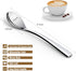 Coffee Spoons,4-Piece GLAMFIELDS Teaspoons with a Long Handle, 6.1"Demitasse Espresso Spoons Set Food Grade Stainless Steel Small Serving Spoons f...