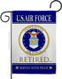 Breeze Decor US Air Garden Flag Armed Forces USAF United State American Military Veteran Retire Official House Decoration Banner Small Yard Gift D...