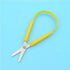 Squeeze Scissors, Lefty Support Loop Scissors for Toddlers?8 Inch Adaptive Design Preschool Training Scissors (3, Green+Pink+Yellow)...