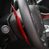 HIGH FLYING 2pcs Interior Accessories Steering Paddle Shift DSG Extensions Red for Chevy Chevrolet Camaro 2016-2022, C7 Corvette 2014-2019...