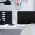 4 Pcs Remote Control Holder Wall Mount,Self Adhesive Remote Holder,Hole-Free Wall Pen Holder Storage Accessories for Home Office School (Grey)...