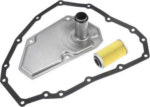uxcell 1 Set Transmission Oil Filters and Pan Gasket Replacement for Nissan Sentra 2013-2018 No.31726-28X0A/31726-3JX0A/19318012...