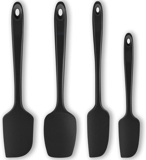 Silicone Spatula Set of 4, Spatulas Silicone Heat Resistant, Rubber Spatula, Silicone Kitchen Utensils Set for Cooking, Non-Stick BPA Free Cooking...