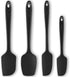 Silicone Spatula Set of 4, Spatulas Silicone Heat Resistant, Rubber Spatula, Silicone Kitchen Utensils Set for Cooking, Non-Stick BPA Free Cooking...