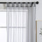 ZebraSmile 1 Panel Tab Top Curtains for Bedroom Sheer Drapery Semi Sheer Curtain Sheer Drape Curtains for Living Room Semi Sheer Curtain Kitchen S...