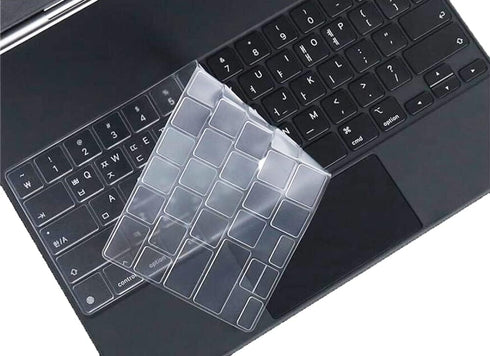 Silicone Keyboard Skin Cover Compatible for 2021 2020 iPad Pro 12.9 inch Magic Keyboard (4th 5th Generation), 2024 13" iPad Air M2, 2022 M2 iPad P...