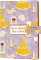 Beauty Beast Portfolio Folder A5 Size Tale As Old As Time Gift TV Movie Lover Gifts Princess Birthday Graduation Gifts for Daughter (A5 Tale As Ol...