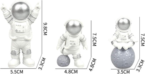 LaVenty 7 PCS Space Cake Cupcake Decoration Rocket Cake Decoration Astronaut Cake Decoration for Outer Space Birthday Cupcake Decoration...