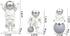 LaVenty 7 PCS Space Cake Cupcake Decoration Rocket Cake Decoration Astronaut Cake Decoration for Outer Space Birthday Cupcake Decoration...