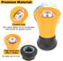 Fireman Hose Nozzle, Yellow Garden Hose Nozzle, High Pressure Sprayer Nozzle for Car Washing, Patio Cleaning, Watering Lawn and Garden, Universal ...