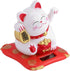 Acogedor Solar Waving Cat, Good Luck Lucky Welcoming Cat Waving Arm, for Car Home Office Decoration(White)...